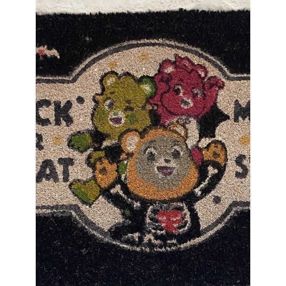 Care Bears Halloween Trick Or Treat Make It Sweet Outdoor Coir Door Mat 18 X 28”